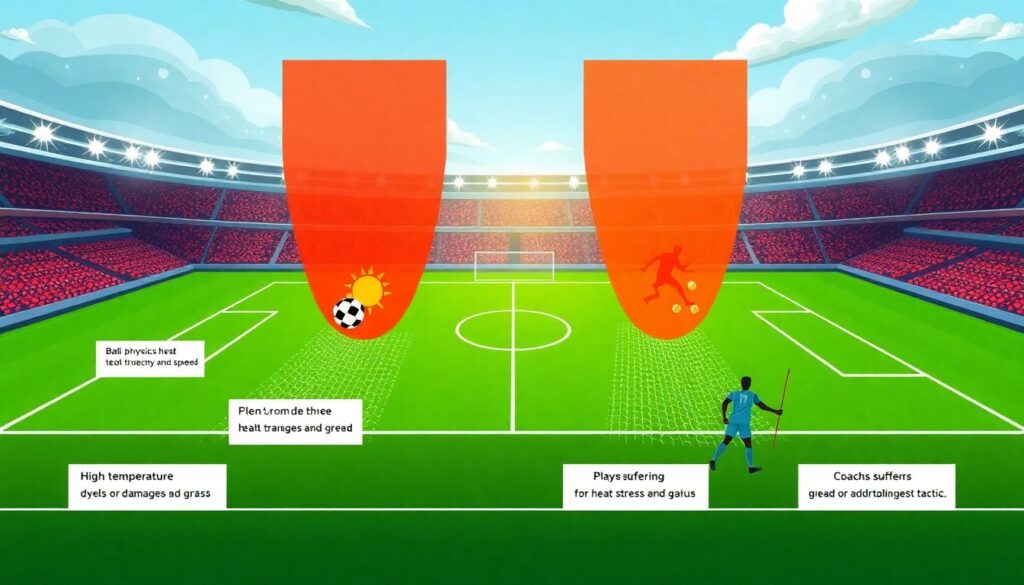Влияние погодных условий на результат матча - иллюстрация