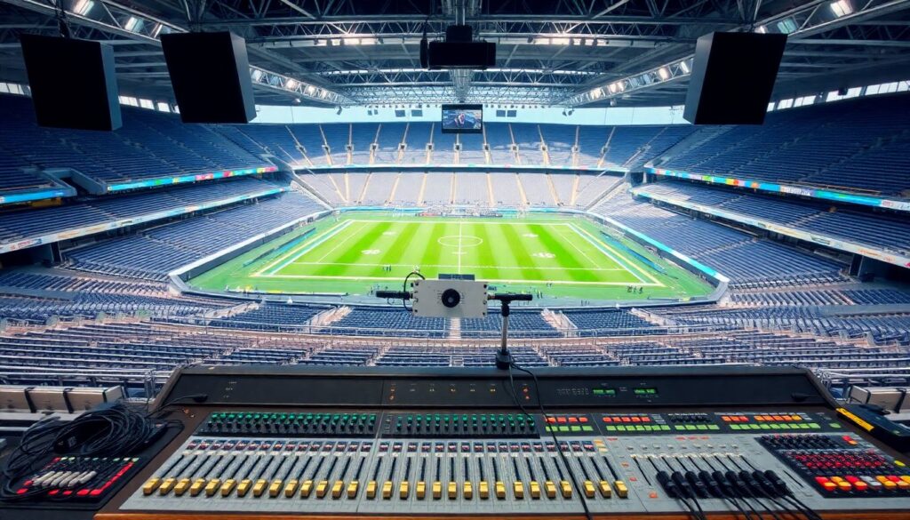 Музыка и фанаты: атмосфера на стадионах - иллюстрация